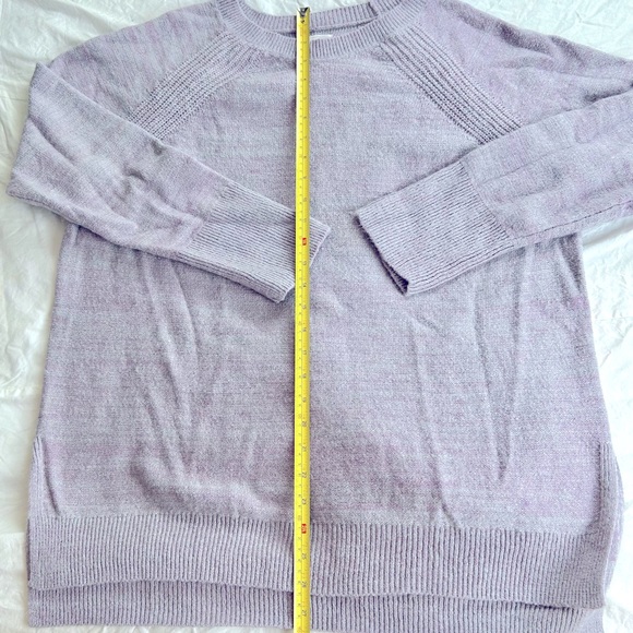 Lou and Grey Ladies lavender/grey melange sweater size XL - Picture 5 of 6